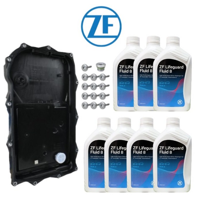 ZF 라이프가드8 순정 정품 미션오일7L + ZF 8단 미션오일팬 set
