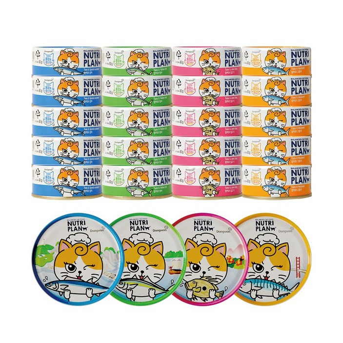 동원뉴트리플랜 고양이 간식캔