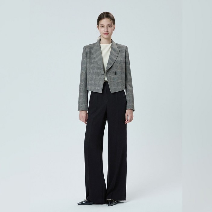 백화점 정품 25FW 잇미샤 벨티드 하이웨이스트 팬츠 ITPABPT610