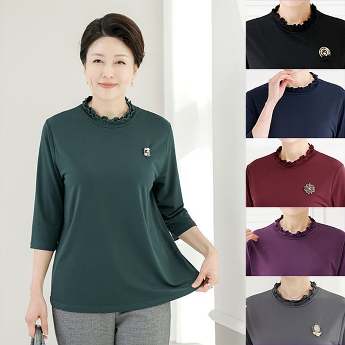로즈맘 나나미이중프릴칠부티셔츠 로즈맘 나나미이중프릴칠부티셔츠
