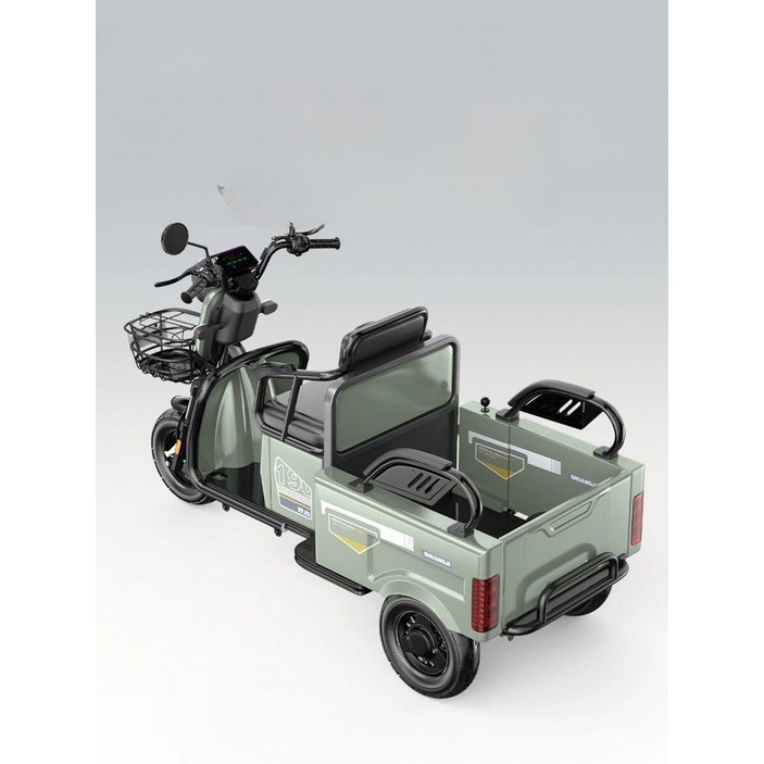 전기자전거 삼륜 스쿠터 전동차 어르신 세발 농업용 트럭 미니 자동차 캐노피