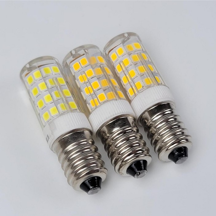 LED E14 E17 E26 전구 램프 5W 7W 8W 콘램프 주광색 주백색, 1개