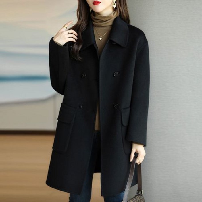 뉴욕멋쟁이 디아 하프카라 여성 코트 5588사이즈까지 뉴욕멋쟁이 디아 하프카라 여성 코트 5588사이즈까지