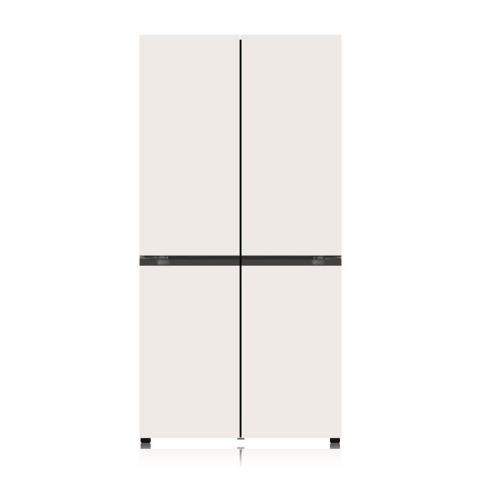 색상선택형 LG전자 디오스 오브제컬렉션 4도어 냉장고 메탈 870L 방문설치