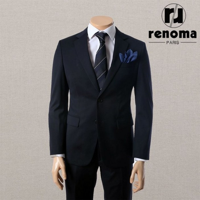 백화점 정품 레노마 25SS 기간한정이벤트FW 가을겨울 3계절 프리미엄 울 네이비 스판 정장 RCISJ72AJD