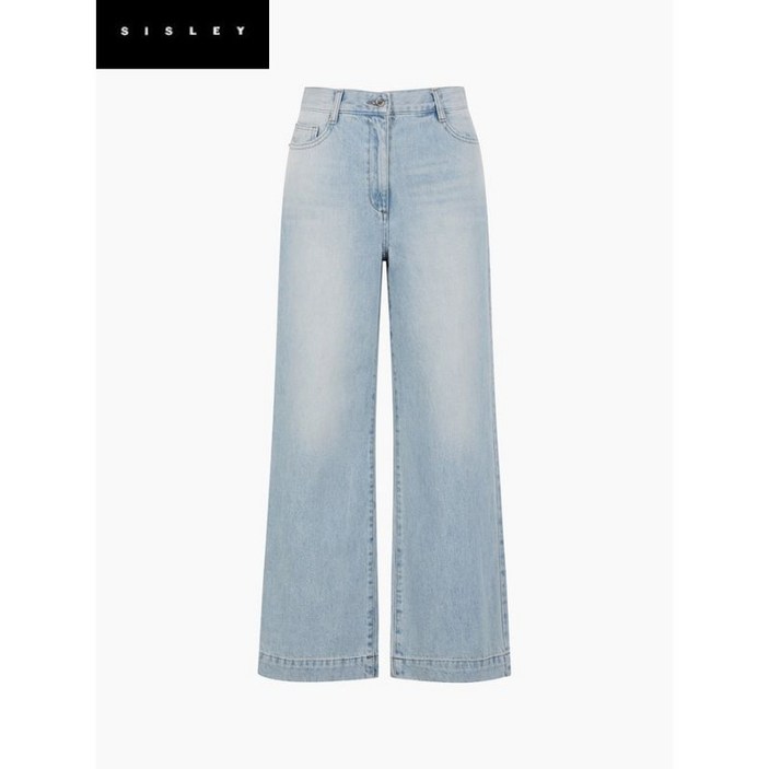 시슬리 셀럽 착용 워싱 디테일 와이드 데님 팬츠 SADPA1611 2820691