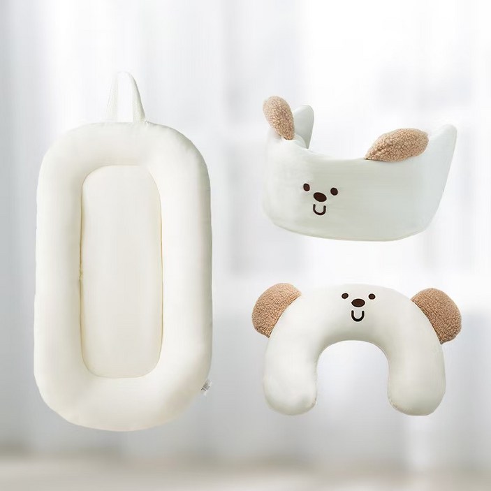 WIRQO 2025년 업그레이드 개모차 가드쿠션 강아지 유모차 멀티 가드  방석 세트, 가드