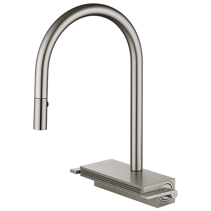 라우체 피오 TM0030N 니켈무광 주방수전 싱크대수전 폭포수전, 1개