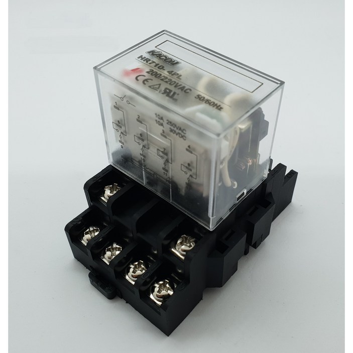 HR710-4PL 릴레이 LY4 RELAY 카콘 KACON, 1개