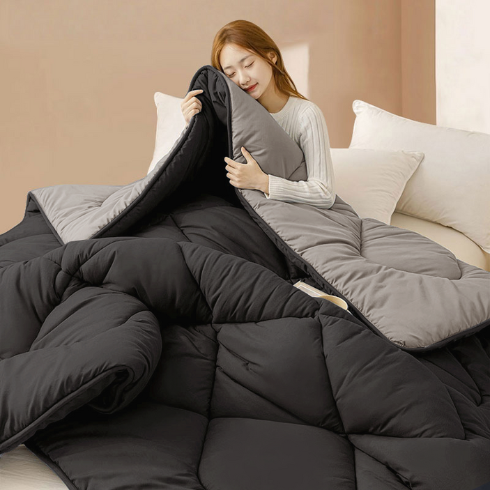 LINSHU 부드러운 겨울 차렵이불 따뜻함 유지 알러지케어