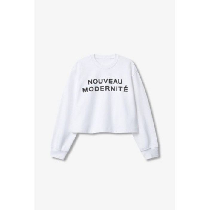 보브 (7114140202) 스터드 레터링 맨투맨 475586