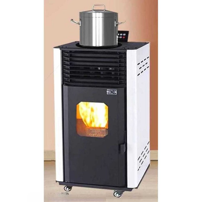 무연통 펠렛난로 스토브 고급 펠렛 불멍 펠릿 무연통펠렛난로, 1개
