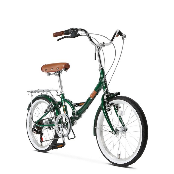 [반짝세일] 알톤 레온 20인치 미니벨로 접이식 자전거 여성용 주니어 바구니 자전거 20230616