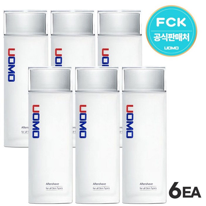 휠라 워모 애프터쉐이브 6세트 피부케어 남성스킨, 6개, 150ml