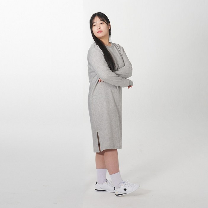 워나샵 국내제작 톰즈 라운드 반팔원피스 긴팔원피스 중 선택 숏(5부) 롱(7부) 44~77 사이즈