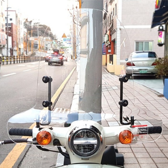 순흥 혼다 슈퍼커브110 2021년-2025년 튜닝 NBC 클리어 윈드스크린, 1개