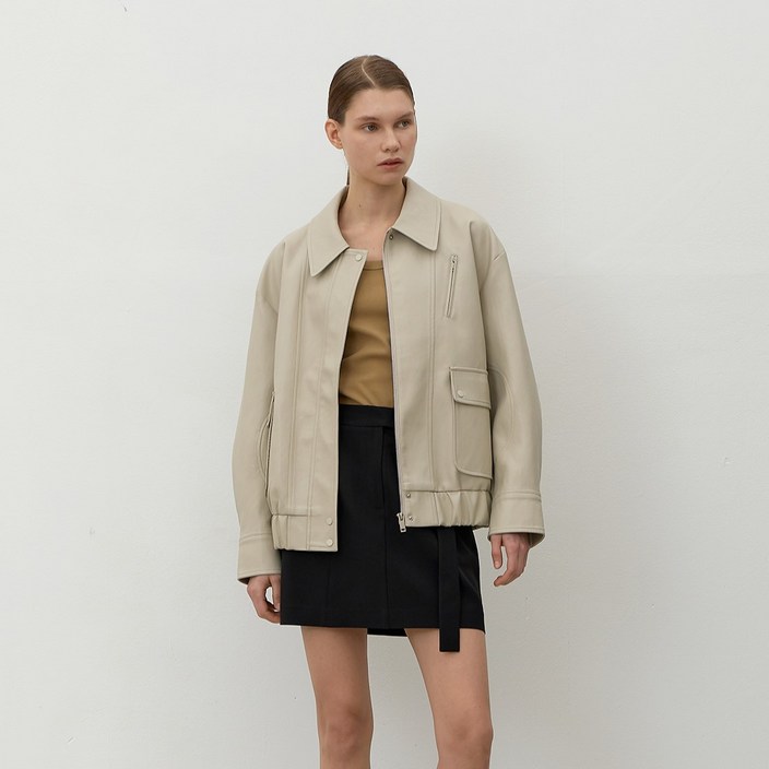 아틀리에나인 에센셜 토드 셋업 미니 스커트 SK4889