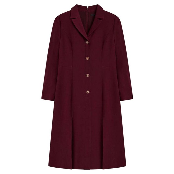 조이너스 여성용 테일러드 카라 핏 앤 플레어 원피스