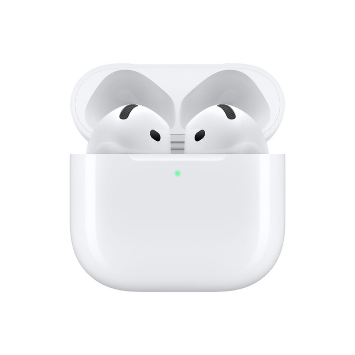 Apple 2024 에어팟 4세대 액티브 노이즈 캔슬링 블루투스 이어폰, MXP93KH/A, 화이트