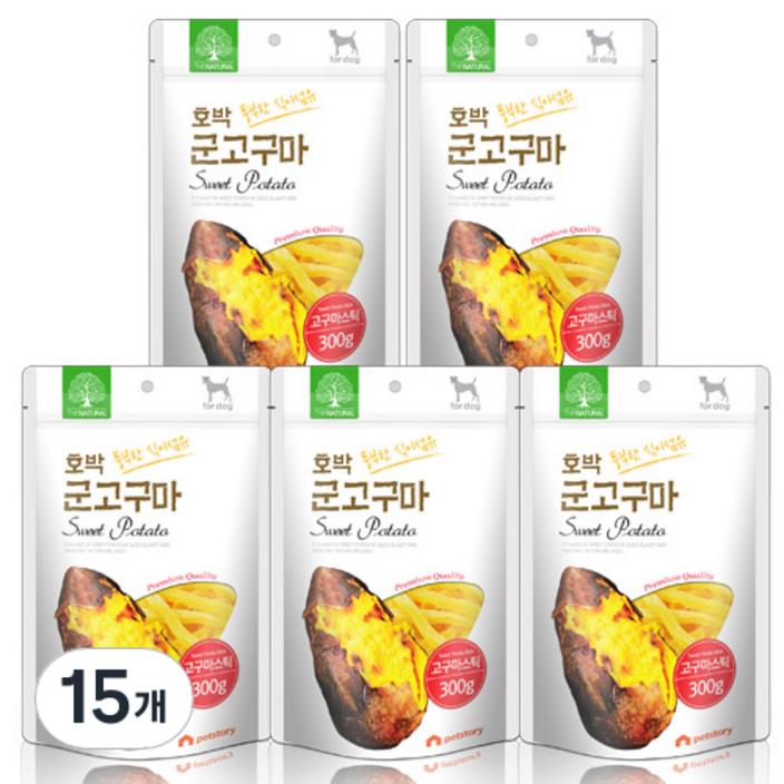 더내추럴 풍부한 식이섬유 건조간식, 호박 군고구마, 300g, 15개 더내추럴 풍부한 식이섬유 건조간식, 호박 군고구마, 300g, 15개