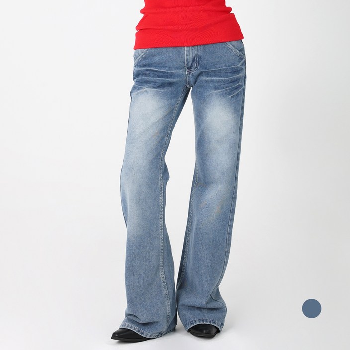 닷이프 여성용 코아 부츠컷 데님 팬츠 P25FW1-A2182