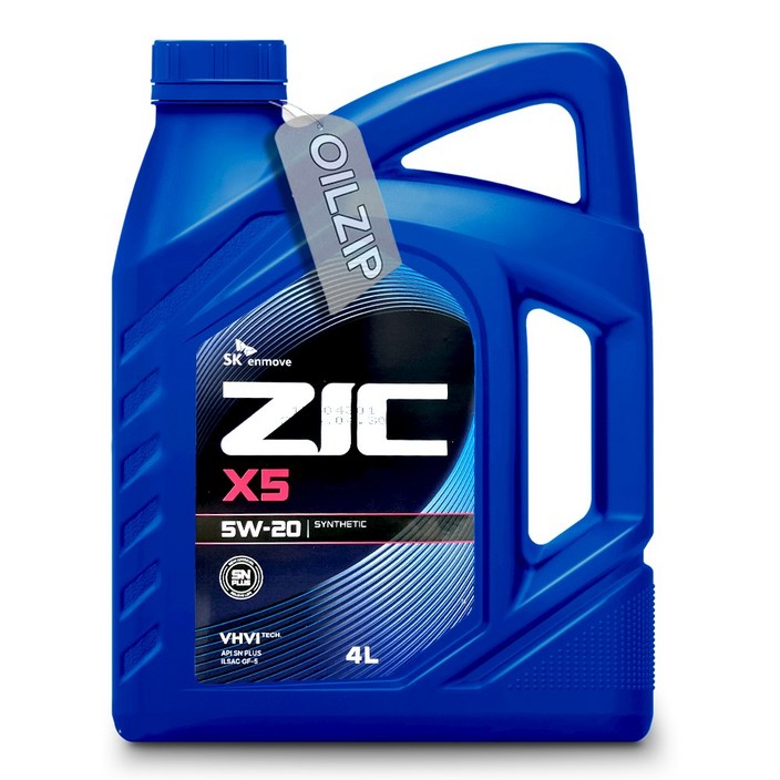 ZIC X5 5W20 4L, 1개, 4L