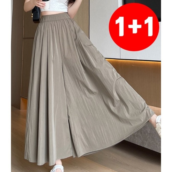 11 오해디랩 여름 체형커버템 플레어 롱치마바지 와이드핏