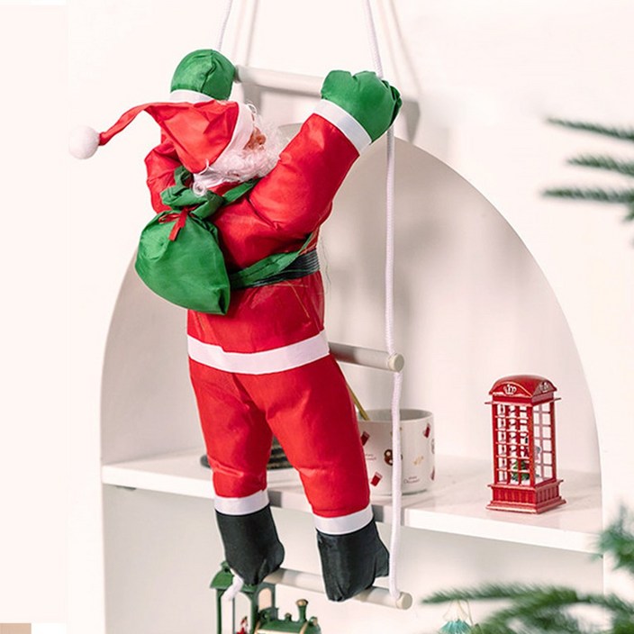 허니잼 크리스마스 대형 산타인형 트리장식 줄타는산타 사다리산타