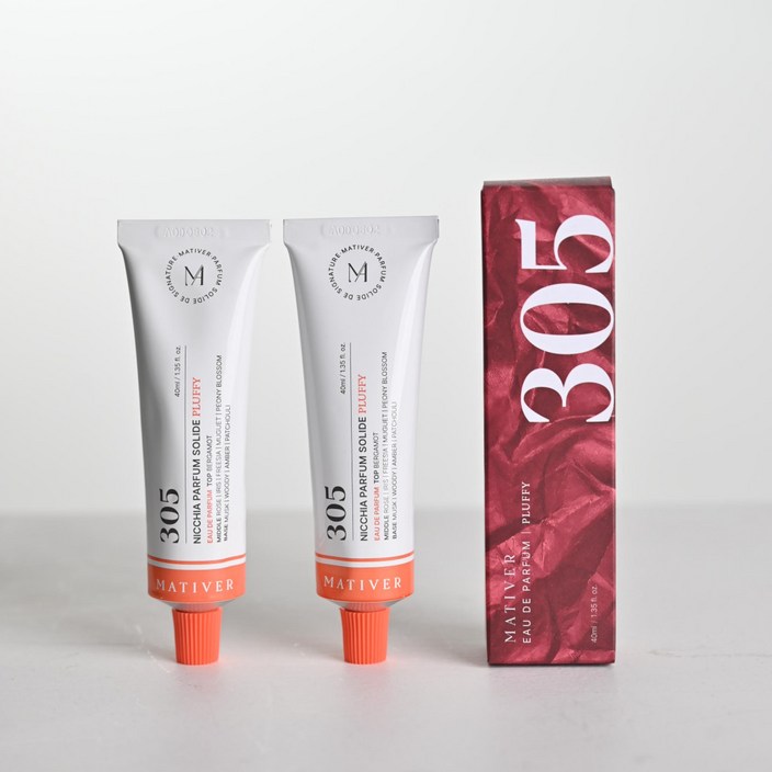 핸드크림 겸용 향수 2+1 마티베르 승무원 고체향수 (305 사과나무 꽃향), 40ml, 3개
