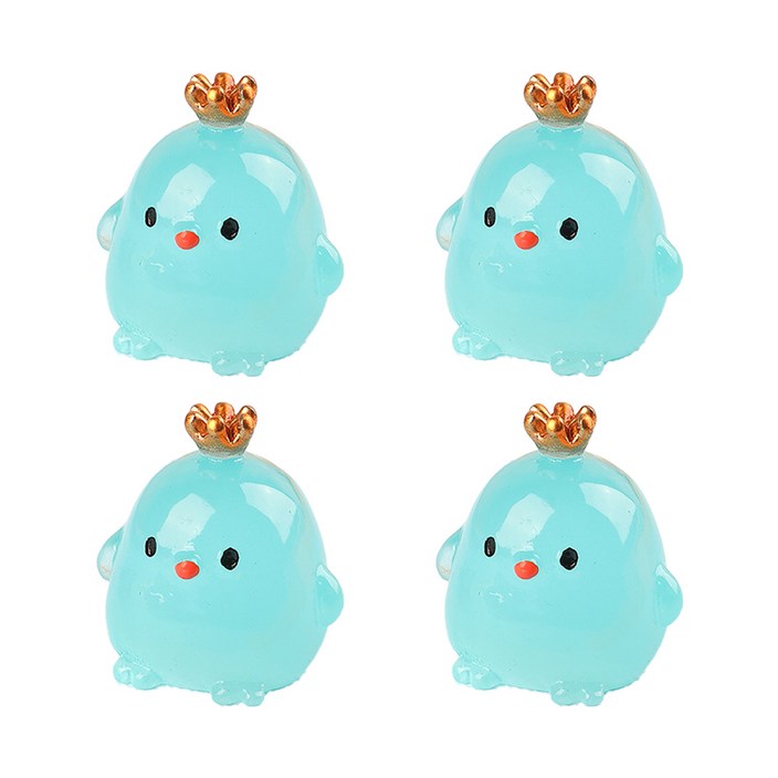 두데일리 차폭감 인형 스티커 초보운전 가이드라인, 4개, 블루