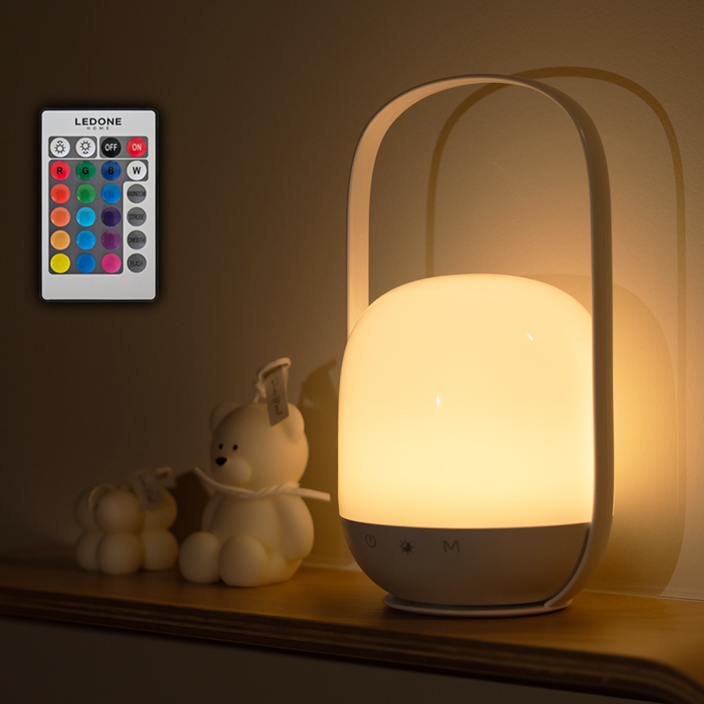 리던홈 18색 LED 무드등 무선, 스노우 화이트
