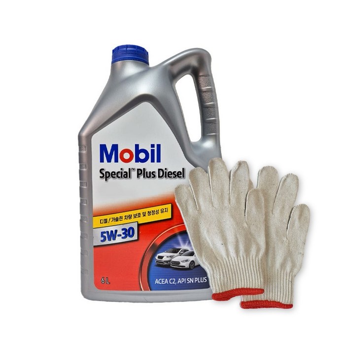 모빌 엔진오일 스페셜 디젤 5W30, 6L, 5w30, 1개