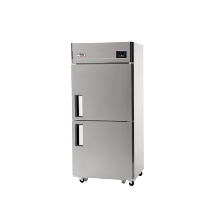 [유니크대성] 30BOX-(1/2도어D) 올스텐 기존(냉동1칸/냉장1칸) UDS-30RFDR 디지털 직냉식 업소용냉장고