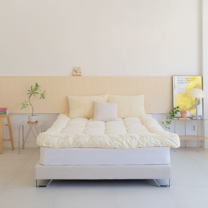 슬립슬러 알러지케어 북극곰 13CM 양면 겨울 토퍼 매트리스 SSQ, 다크그레이