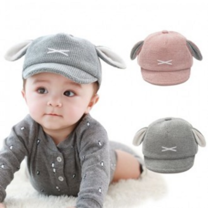 아동용 귀달이 모자 아기 옷 아기 모자
