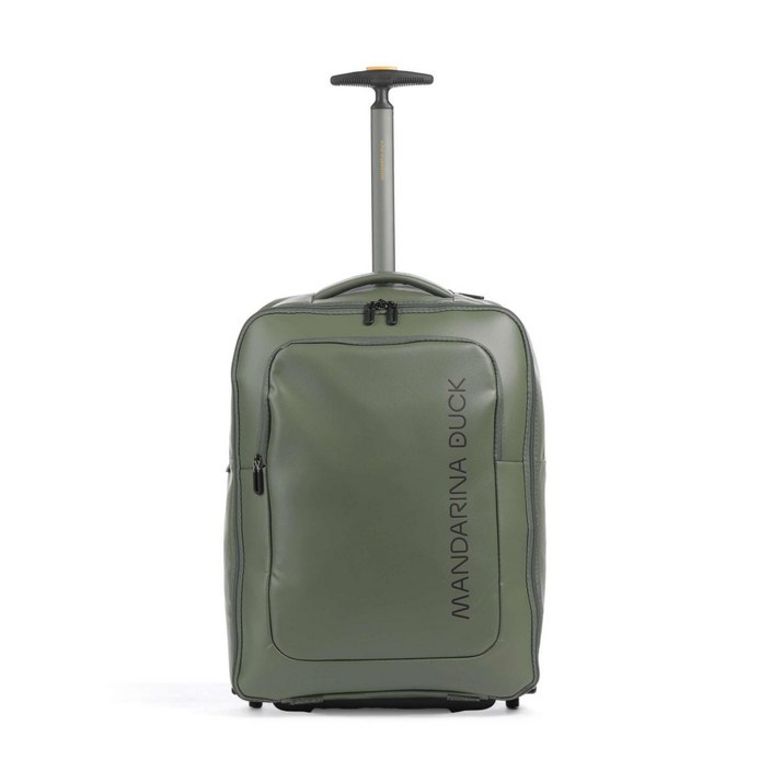 만다리나 덕 Mandarina Duck 에코 코팅 휠 백팩 그레이그린 54cm 여행 가방 캐리어 475005