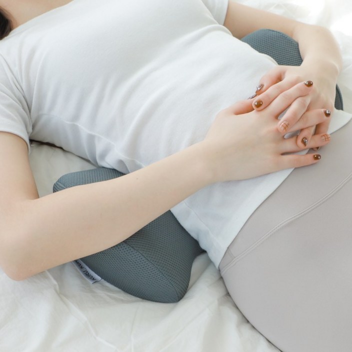 쿠루쿠루 와이드 나비형 허리베개 요추베개 형상기억 메모리폼 척추 디스크, 1개