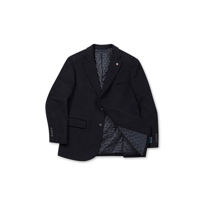 코오롱 브렌우드 울캐시미어 브러쉬드 퀼팅 자켓 BRJBW25531NYX