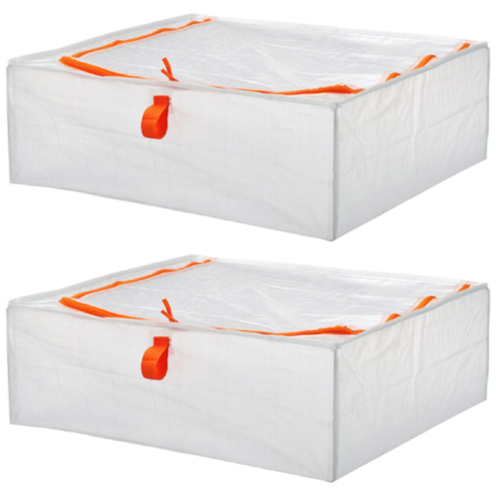 주에이스샵 11 부직포 수납박스 부직포정리함 수납박스 의류 리빙박스 패브릭수납박스, 화이트, 2개