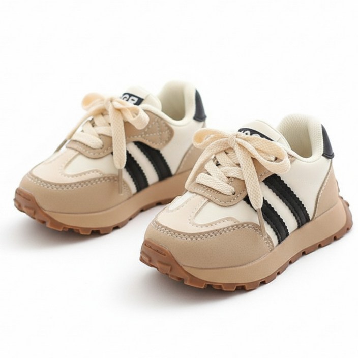 모던키즈 스트라이프 운동화 유아 찍찍이 스니커즈 가을 운동화