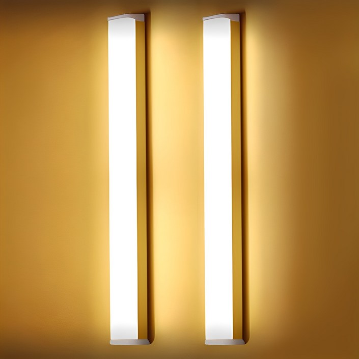 레나에너지 현관 충전식 무선 LED 직부 센서등 10cm 2개