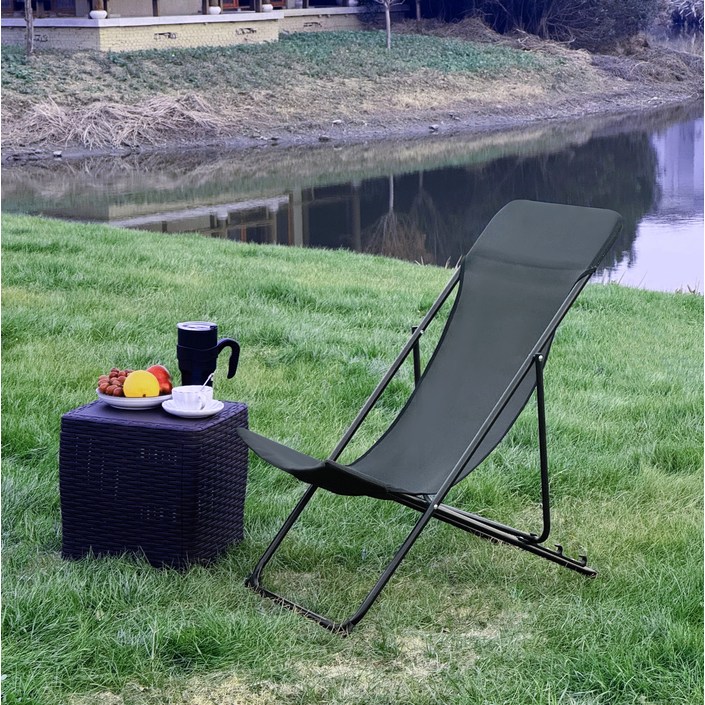 아웃네스트 접이식 아웃도어 3단 각도조절 캠핑 의자