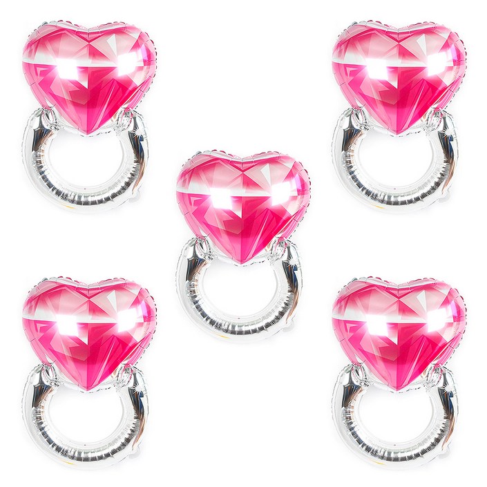 슈퍼쉐잎 은박풍선 반지모형 대