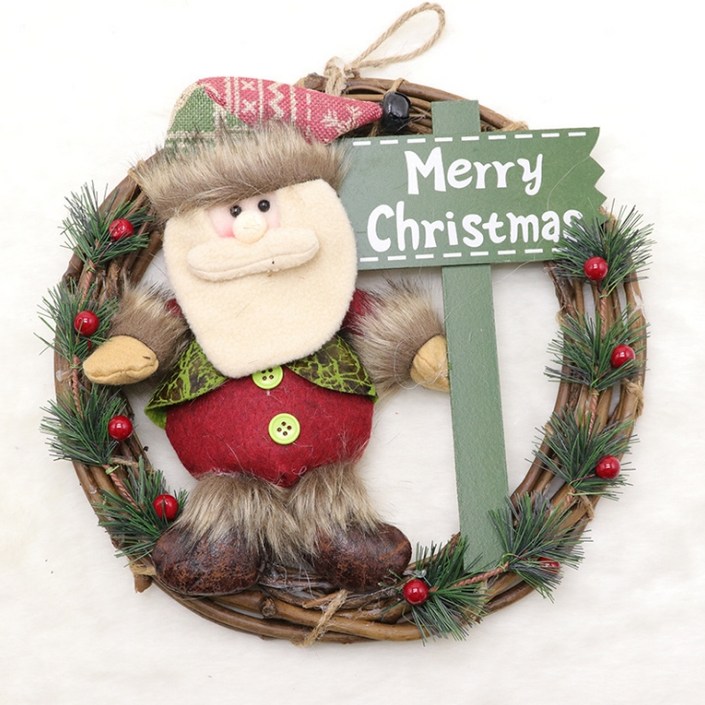 크리스마스 파티 장식 리스 H08