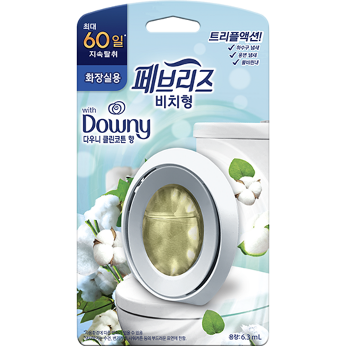 페브리즈 비치형 화장실용 강력 탈취플러스 본품