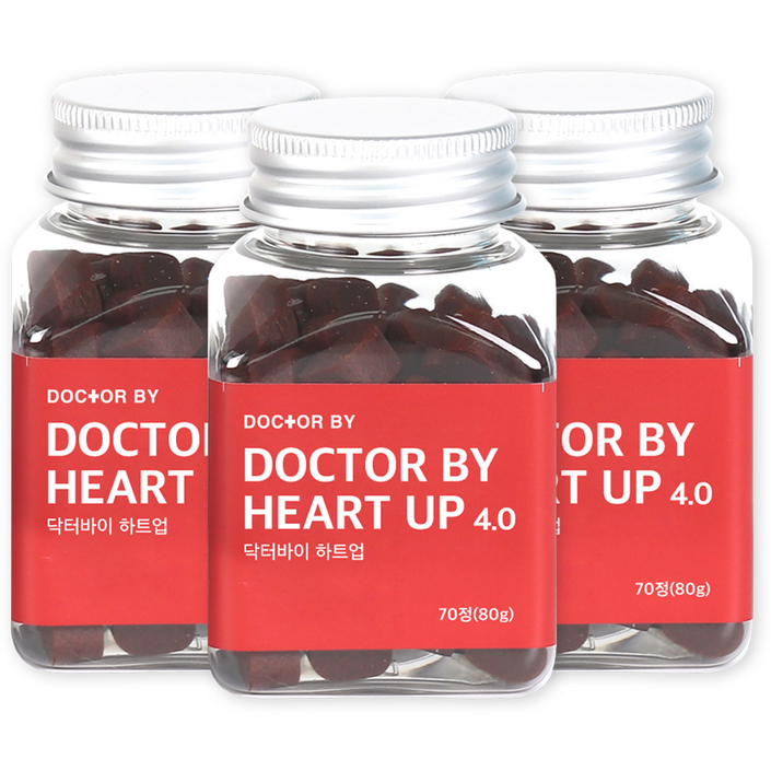 닥터바이 하트업 4.0 강아지 영양제, 하트업, 3세트, 심장간