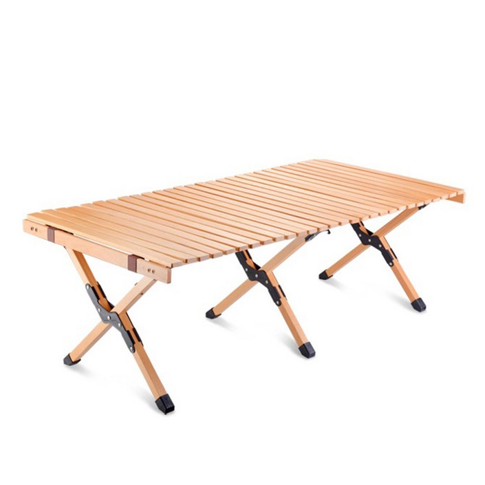 애니클리어 접이식 우드 롤 테이블 CPWLT8  파우치 세트