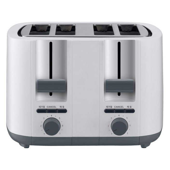 컴스 4구 와이드 슬롯 토스터기