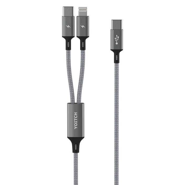 요이치 마운틴 로그c c타입 아이폰 2in1 초고속 충전 케이블 8c