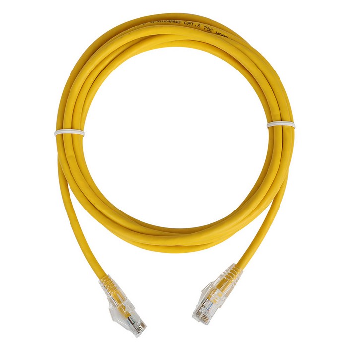 넥시 동일전선 CAT6 케이블, 옐로우, 1개, 100m